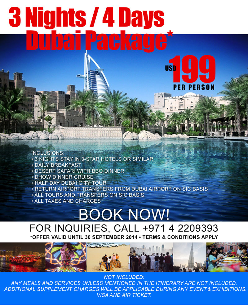 Dubai Packages, 3 Nights/ 4 Days,